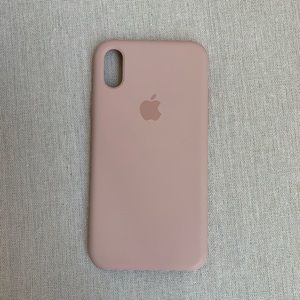 Apple iPhone X Silicone Case Pink Sand
